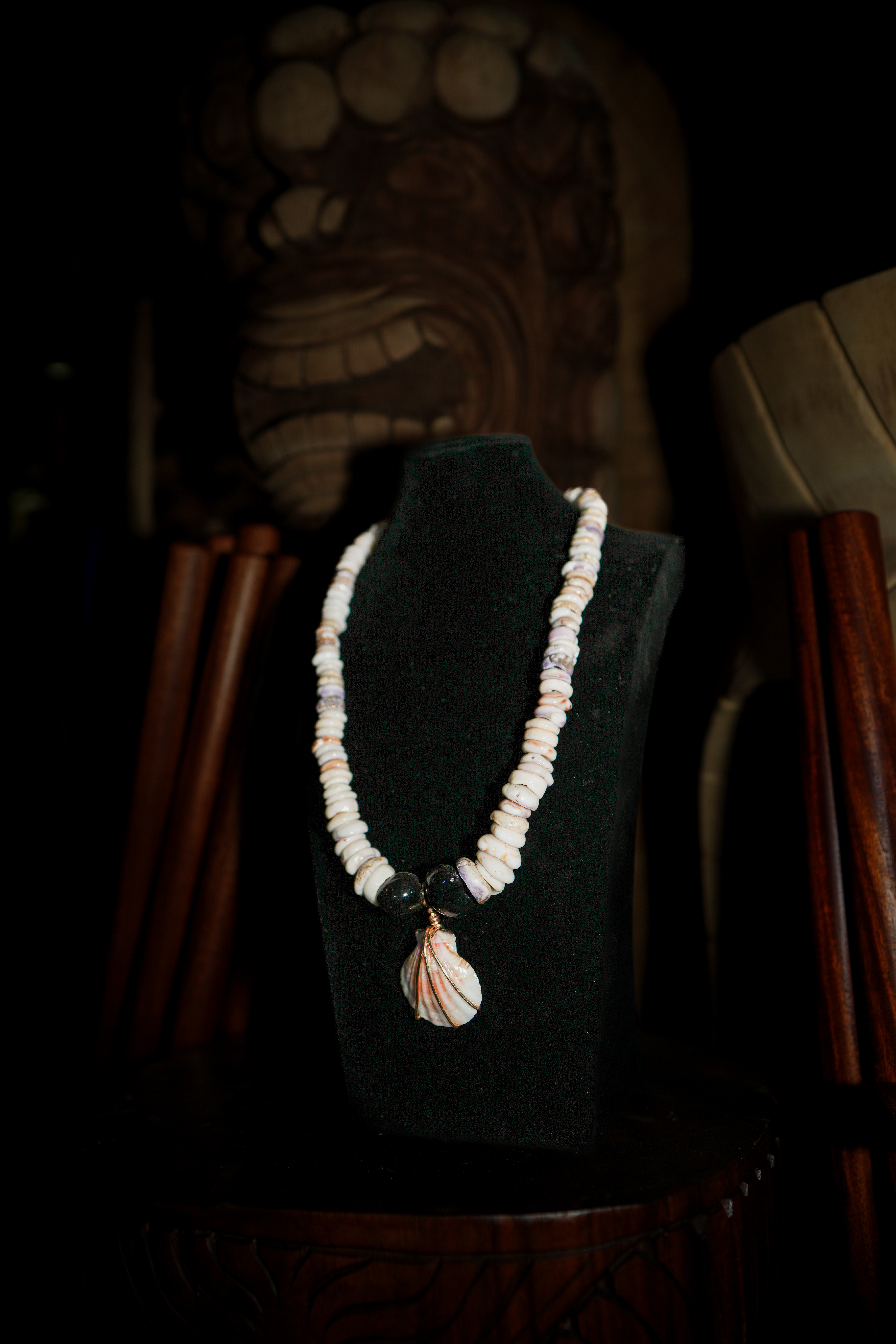 Puka shell necklace