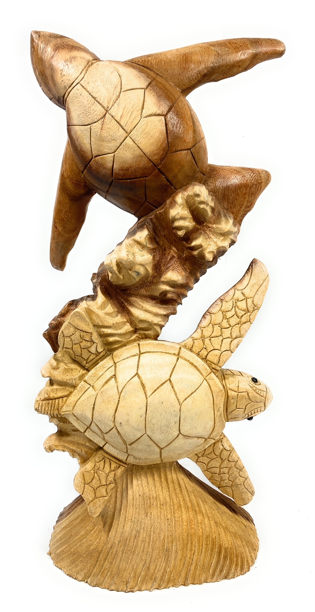 Monkeypod carved turtle