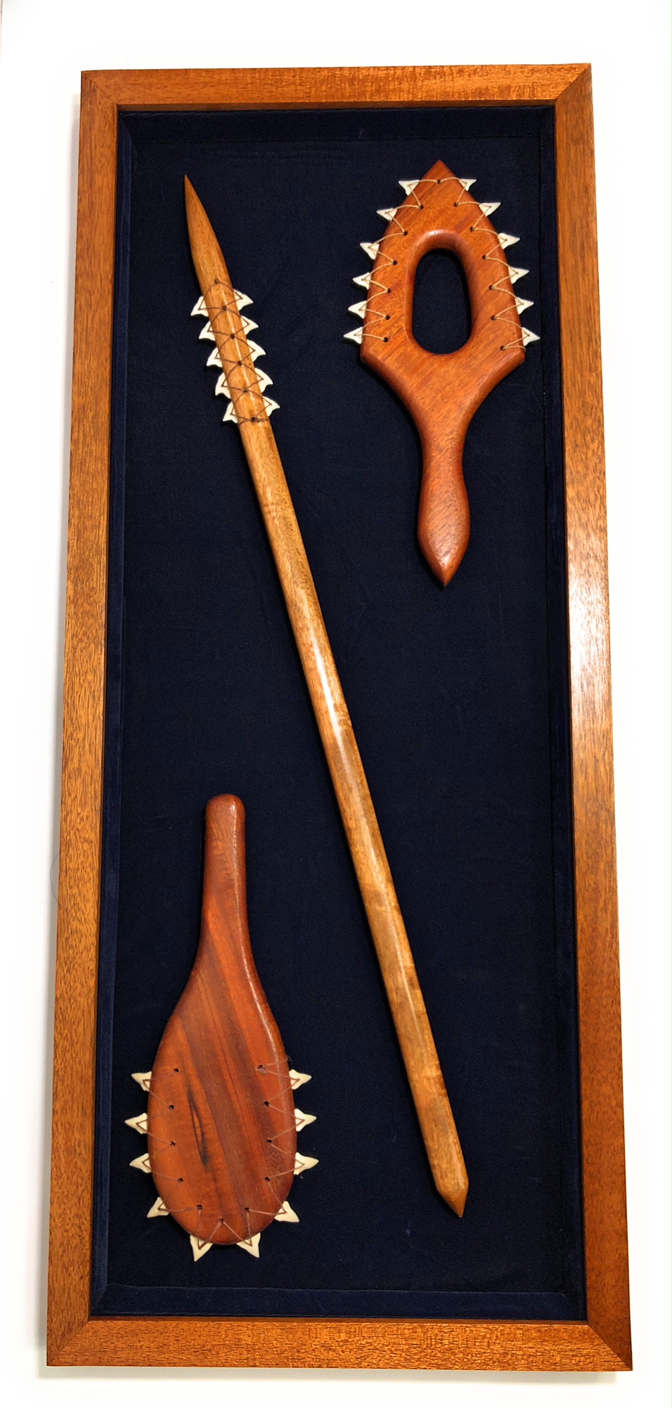 Chief of war: war club in shadowbox