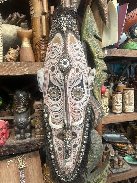 Oceanic Arts tiki mask oceanic art mask