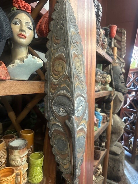 Oceanic Art Mask Tiki Mask Oceanic Art