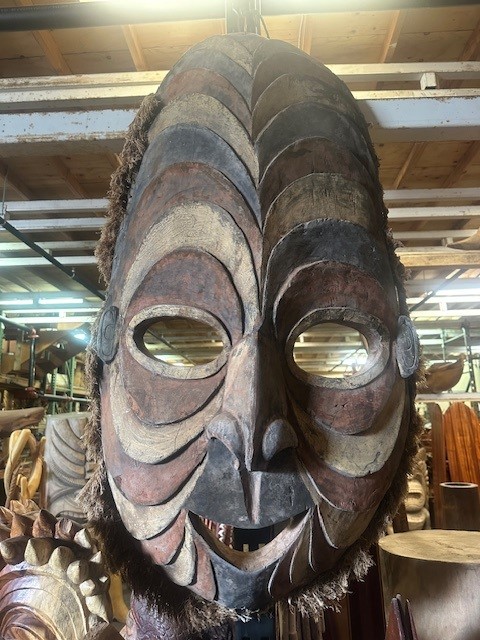 Oceanic Art Mask Vintage Oceanic Art Mask