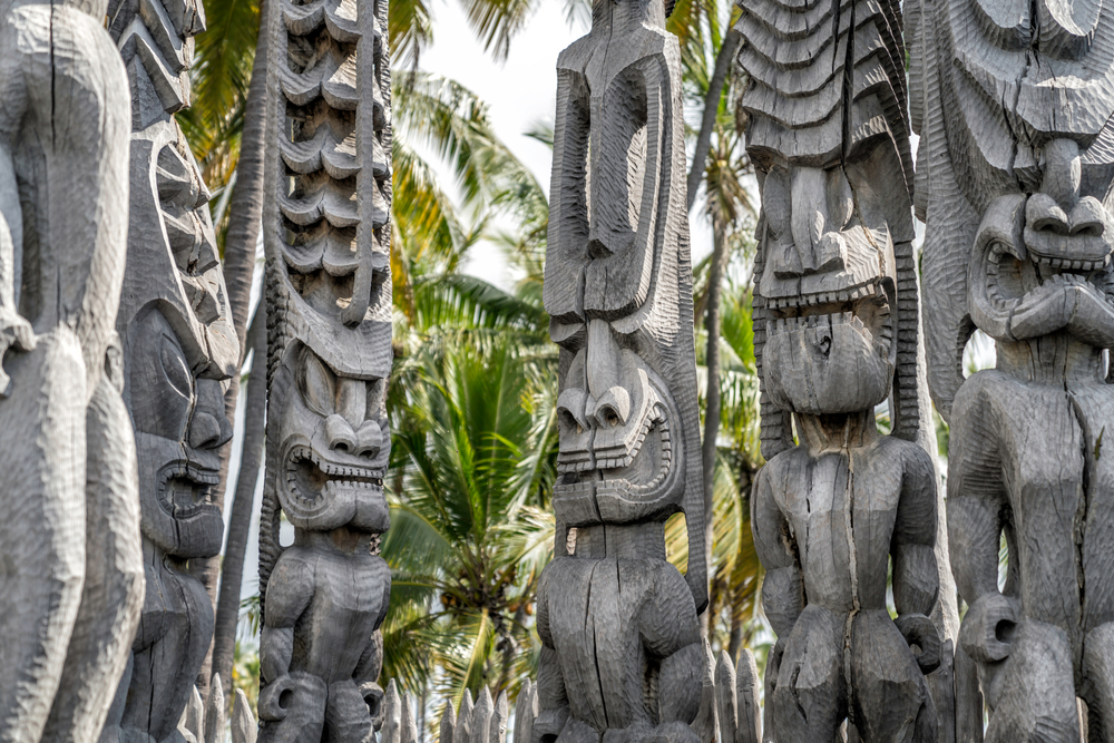 Hand Carved tikis